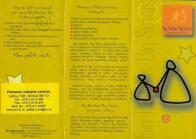 Leaflet on the BBBS program